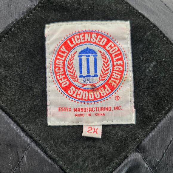 Vintage Michigan Wolverines Varsity Jacket Mens XXLarge Suede Cable Sports - Picture 9 of 12